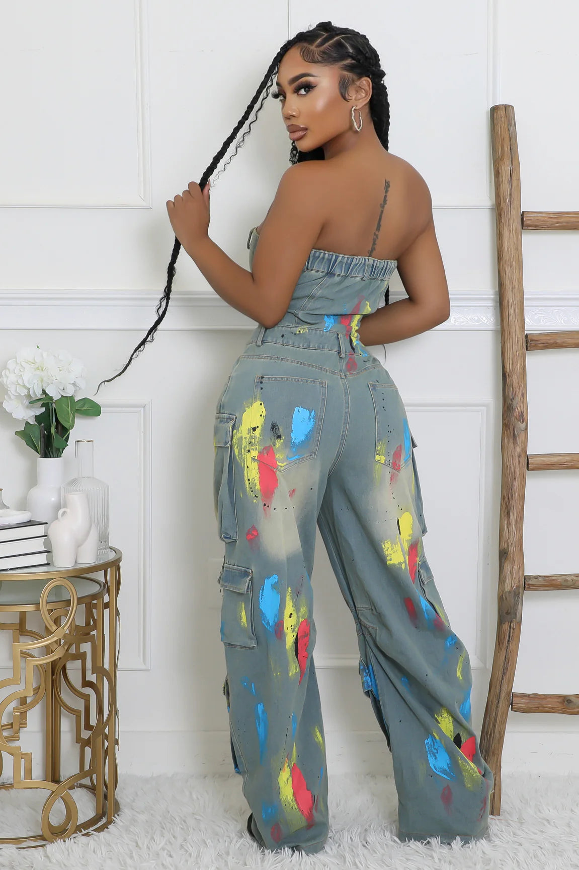 Holding On Denim Jumpsuit