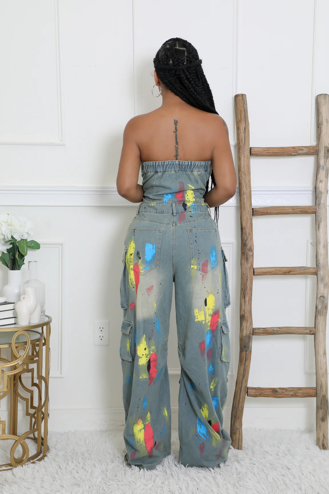 Holding On Denim Jumpsuit