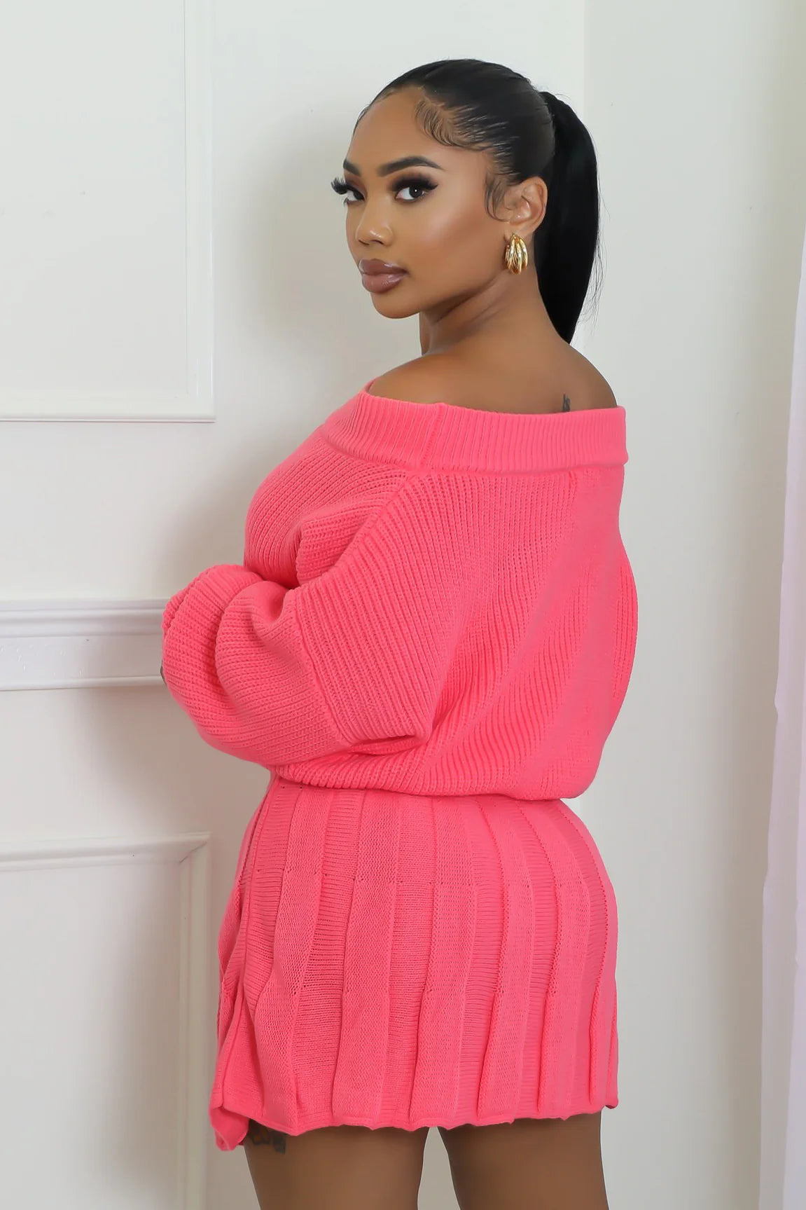 Wanderlust Cold Pink Party or Club Dress