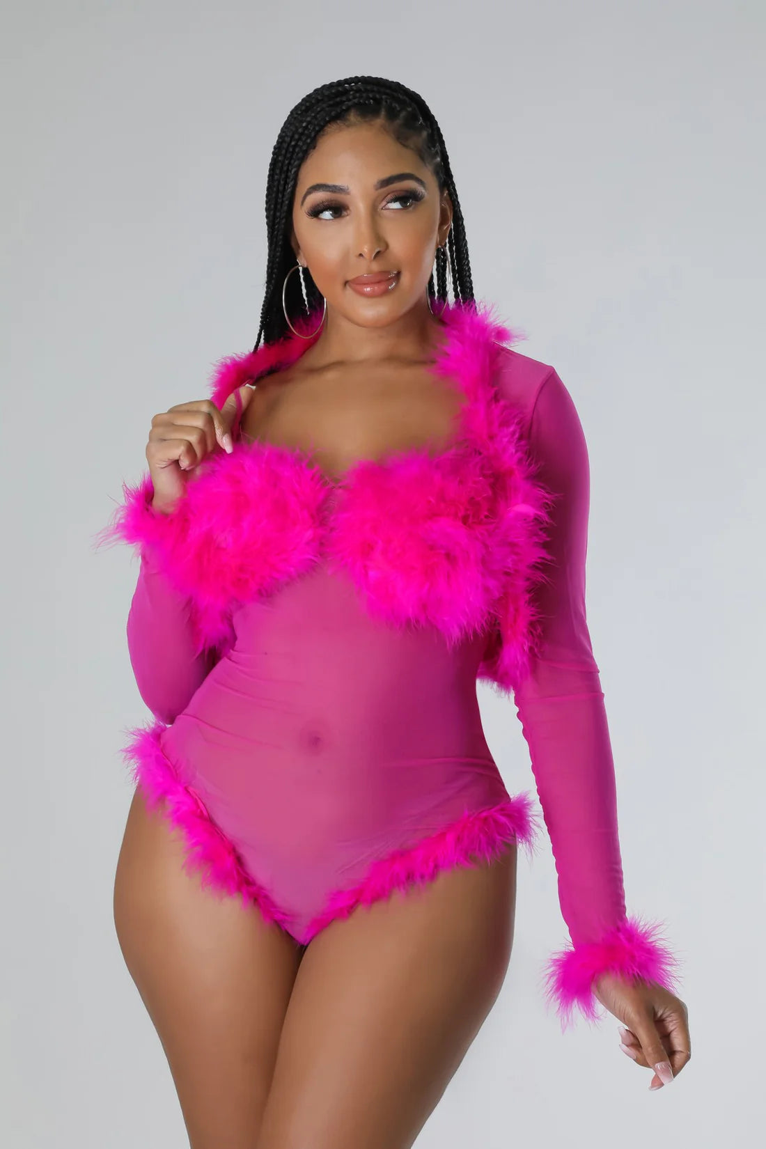 Sexy Lila Days Party Club or Lingerie Bodysuit