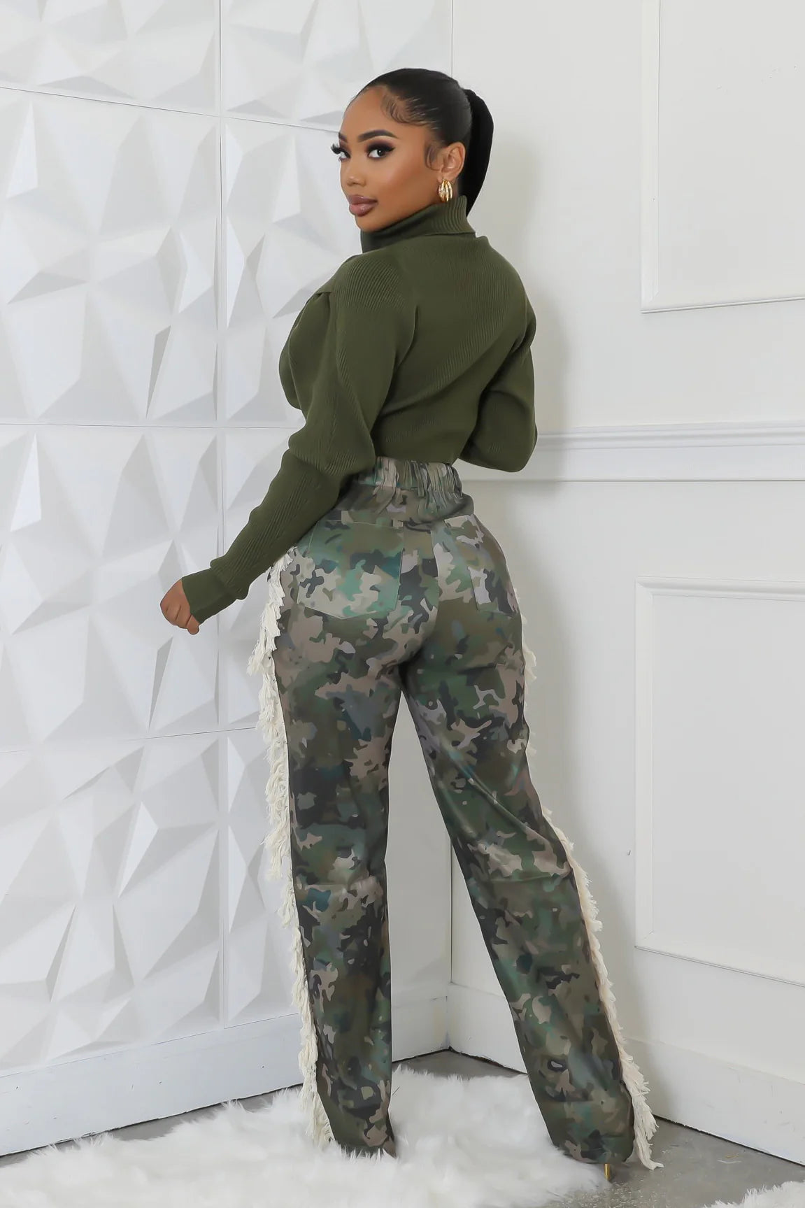 Sidewalk Stunner Camo Pants