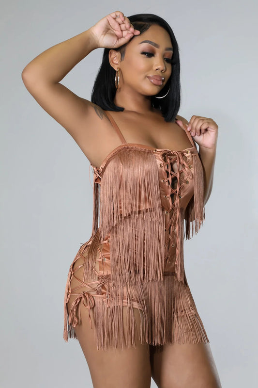 Wild Wild Copper Party or Club Romper